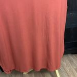 Ahn & Ahn Burnt Orange Stretch Jersey Knit Maxi Dress S NWOT Orange Photo 1