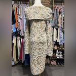 White House | Black Market  Leopard Print Off-Shoulder Sweater Dress. Photo 5