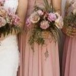 Blush Pink Bridesmaid Dress Size M Photo 4