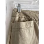 Claudia Ev Womens Size 2 Khaki Chino Straight Leg Pants Career Flat Front Tan Photo 2