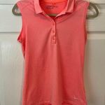 Nike Hot Pink Women's Dry Sleeveless Golf Polo Size S Photo 0