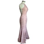 Jovani  Blush Glitter High Neck Mermaid Prom Dress 52144 Sz 4 Photo 1
