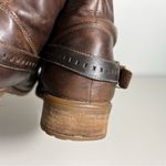 UGG  Langton Moto Boot Chocolate Brown Nubuck Leather Size 10 Photo 6