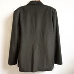 Valerie Stevens Vintage Cashmere Wool Soft Open Blazer Jacket Green Pockets 14 Photo 1