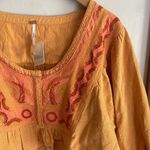 Free People  Embroidered Iggie Woven Crop Top Cairo Combo Photo 4