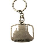 Vintage Mirel PARIS Keychain Made in France Silver Metal Photo 3