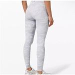 Lululemon  White Camo‎ Wunder Under Leggings Size 4 Photo 1