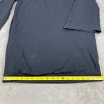 Brunello Cucinelli  Pockets Hoodie Dress Womens Large Black Long Sleeve Italian Photo 7