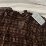 Cupshe NWT  Brown Plaid Mini Dress Photo 4