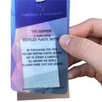 Threads 4 Thought  size large short sleeve blouse, black and grey Photo 5