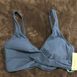 Nwt Sea level swim storm blue bikini top US size 12 Photo 2
