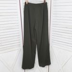 Vintage 90s Casual Corner High Rise Wide‎ Leg Dress Pants Olive Green 2 Photo 1