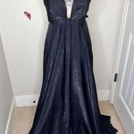 Forever 21 NWT  Black Front Plunge Gown Photo 0
