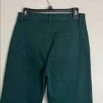 Loft Forest Green Denim Hi-Rise Straight Leg Jeans Fall 2024 size 27 Photo 3