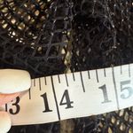 AQUA  Black Sheer Sleeve Bodysuit Photo 4