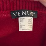 Venus  Red Pearl Button Puff Sleeve Cardigan – Size 1X NWOT Photo 2