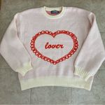 NWT Lover Heart Boxy Sweater Photo 5