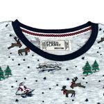 Free Planet T-Shirt Christmas Print All Over Santa Short Sleeve Photo 2