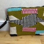 Urban Outfitters Contemporary Boho Chic woven wristlet clutch/Handbag|100%Cotton Photo 0