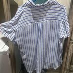 Boutique  white blouse with blue stripes Photo 3