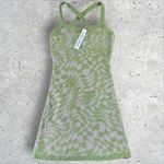 For Love & Lemons  Simone Mini Dress Green Arcrylic Knit Sz S NWT‎ Photo 3