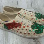 Glitzies Vintage Embellished Sneakers Cactus Chili Pepper Sequins size 6.5 Photo 2