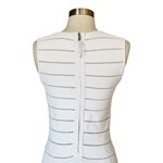 Torn By Ronny Kobo TORN RONNY KOBO Audrey Mini Dress Ivory White Bandage Sleeveless Skater Large Photo 5