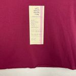 Anti Social Social Club Maroon Read Receipts Custom Cropped Tee Large ASSC Photo 1