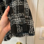 House of Harlow 1960 Tweed Crop Top Shacket Set Size Small Black Photo 7