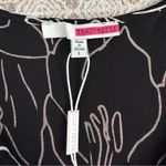 Tracy Reese  Ruched Combo Dress In Black Calla Lily Photo 5