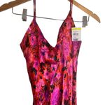 Topshop Women’s Satin Floral Dress Size 8 Prom Wedding Fairy side slits Photo 3