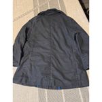 J.Crew  Navy Blue Cotton Waxed Look Utility Jacket Womens Size 6 Photo 6