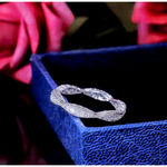 Boutique NEW 1 Ct Pretty Pave Simulated Diamond‎ Eternity Wedding Band Ring, Size 10 Photo 13