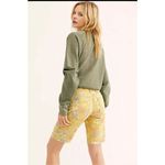 Free People Free‎ People Alani Banana Floral Printed Cutoff Shorts Photo 6