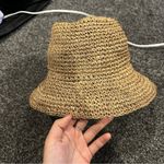 Chico's Woven Straw Bucket Hat - summer hat Photo 3