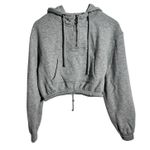 Snipes Sweatshirt Women M Gray Crop Gray Hoodie Streetwear Athleisure Casual Size M Photo 0