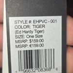 Ed Hardy  Red Tiger Clear Tote Bag With Zipper Closure & Pouch Photo 5