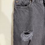 Garage  Denim Faded Black Distressed Vintage Straight Jeans Size 5/27 Photo 4