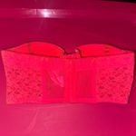 Aerie Lace Bandeau Bra in Vibrant Pink Photo 1