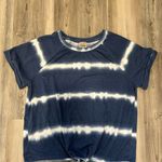 Como vintage Navy and white tie-dye crop top #tiedye  chest is 21, length is 24 Photo 4