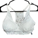 Aerie  White Floral Lace Bralette Size‎ Medium (adjustable straps) Photo 0