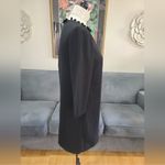 French Connection black arrow crepe Pom Pom slip tunic dress size 6 Photo 5