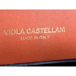 NWT Viola Castellani Papaya Orange Leather Handbag Purse Backpack Convertible Photo 8