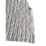 Current Air Ivory Winter White Striped Tank Top Size Large Photo 4
