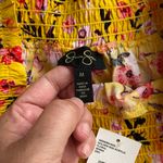 Jessica Simpson Women Elastic Waist Golden Rod Acrylic Floral Senna Pant Medium Photo 7