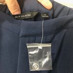 H by Halston  NWOT 14 Navy Blue Cropped dress pants Photo 2