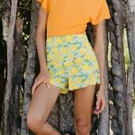 ZARA Printed Linen Blend Shorts Photo 1