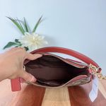 Coach NWT X Peanuts Teri Shoulder Bag In Signature Canvas With Patches Photo 4