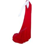 Eloquii NEW red maxi formal dress with trail, women's size 16 Photo 14