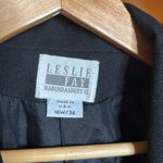 Leslie Fay Vintage Haberdashery II By  Black Blazer Jacket Size 16W / 36 Photo 1